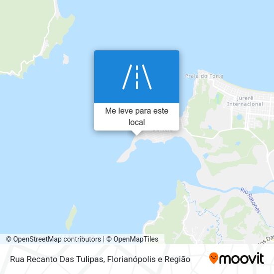 Rua Recanto Das Tulipas mapa