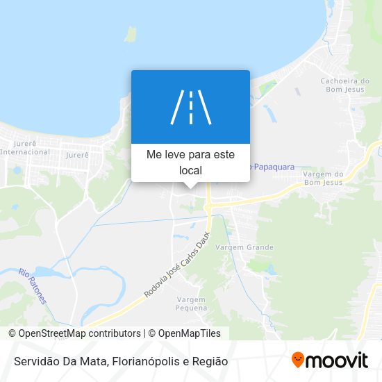 Servidão Da Mata mapa