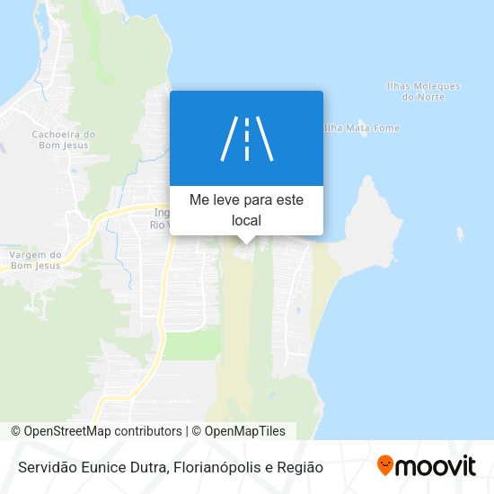 Servidão Eunice Dutra mapa