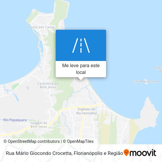 Rua Mário Giocondo Crocetta mapa
