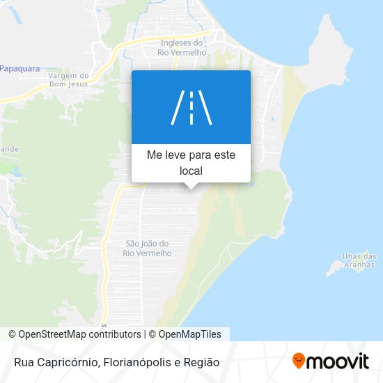 Rua Capricórnio mapa