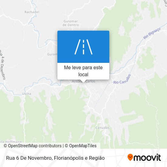 Rua 6 De Novembro mapa