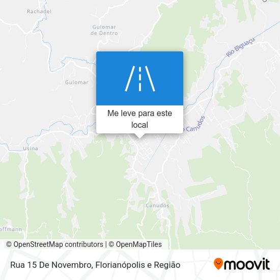 Rua 15 De Novembro mapa