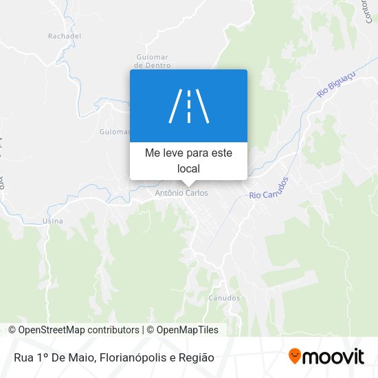 Rua 1º De Maio mapa