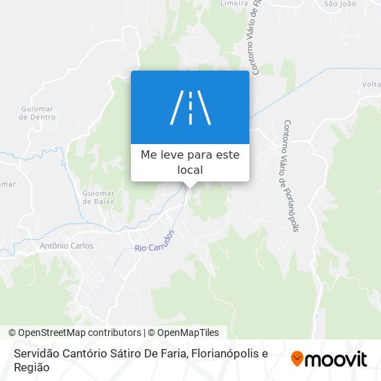 Servidão Cantório Sátiro De Faria mapa