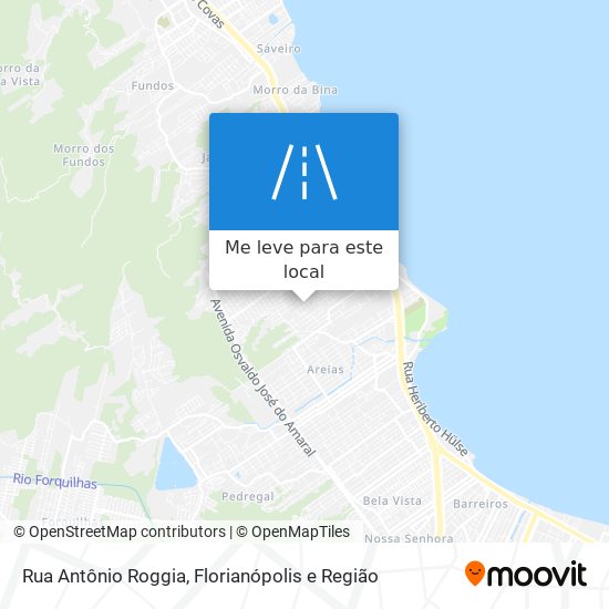 Rua Antônio Roggia mapa