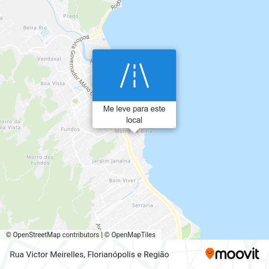 Rua Victor Meirelles mapa
