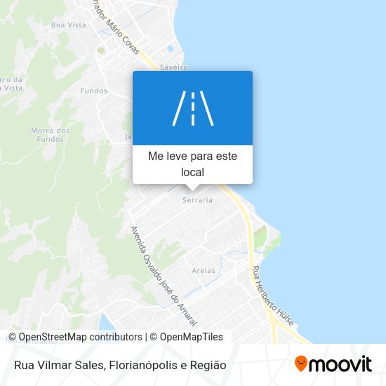 Rua Vilmar Sales mapa