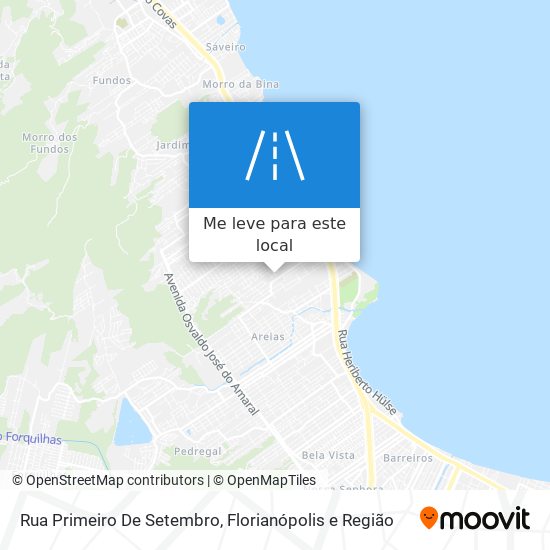 Rua Primeiro De Setembro mapa