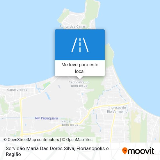Servidão Maria Das Dores Silva mapa