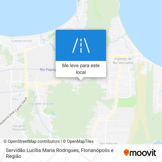 Servidão Lucília Maria Rodrigues mapa