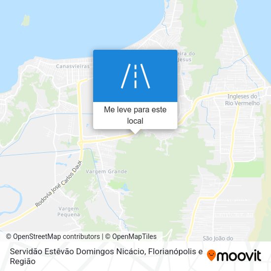 Servidão Estêvão Domingos Nicácio mapa