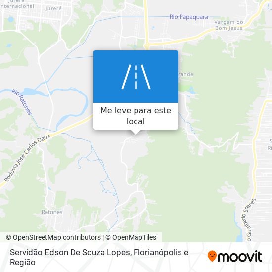 Servidão Edson De Souza Lopes mapa
