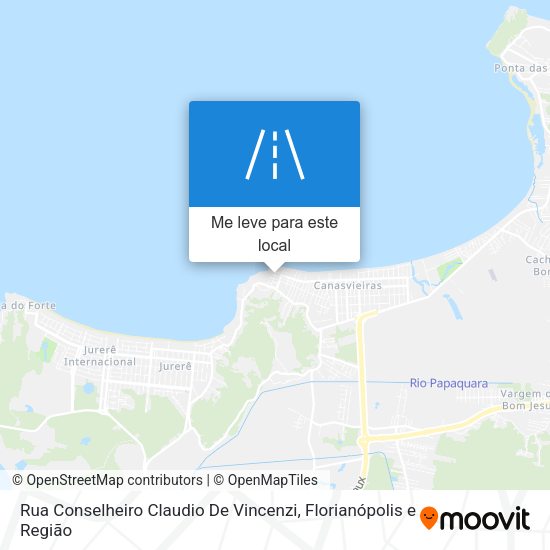 Rua Conselheiro Claudio De Vincenzi mapa