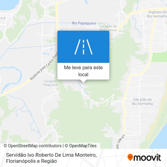 Servidão Ivo Roberto De Lima Monteiro mapa
