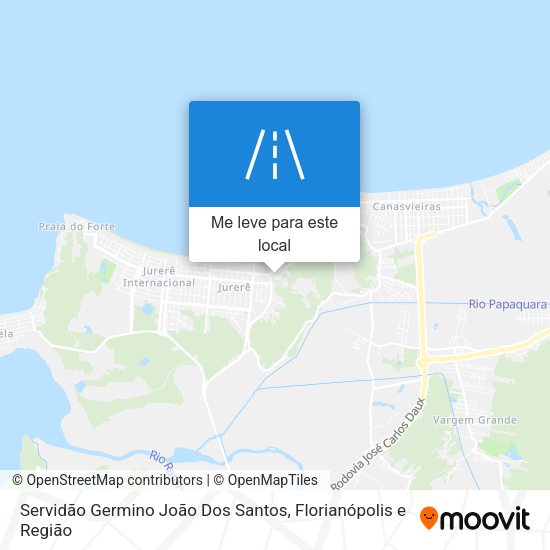 Servidão Germino João Dos Santos mapa