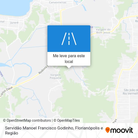 Servidão Manoel Francisco Godinho mapa