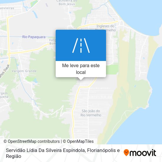 Servidão Lídia Da Silveira Espíndola mapa