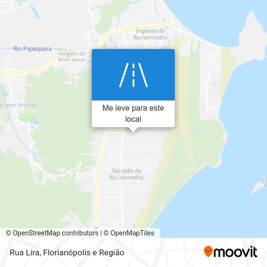 Rua Lira mapa