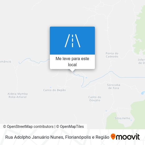 Rua Adolpho Januário Nunes mapa