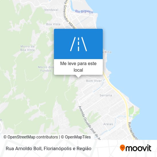 Rua Arnoldo Boll mapa