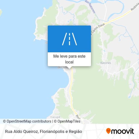 Rua Aldo Queiroz mapa