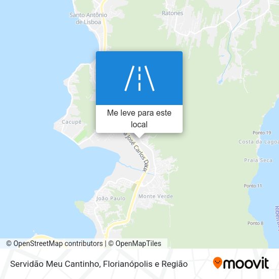 Servidão Meu Cantinho mapa