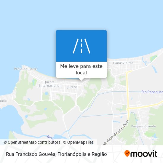 Rua Francisco Gouvêa mapa