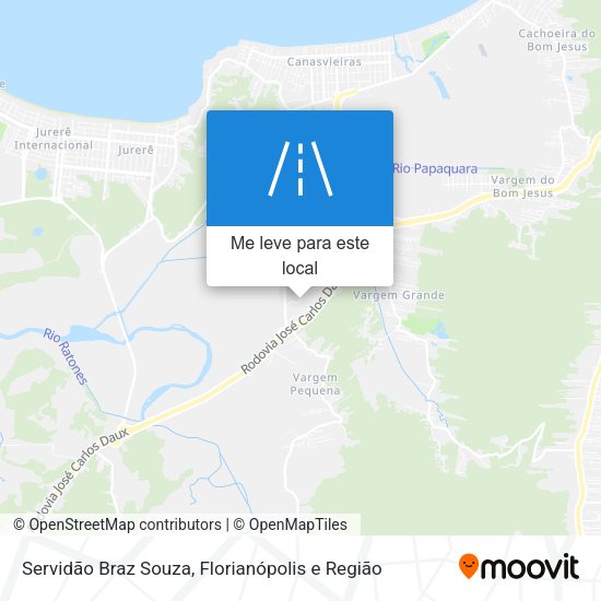 Servidão Braz Souza mapa