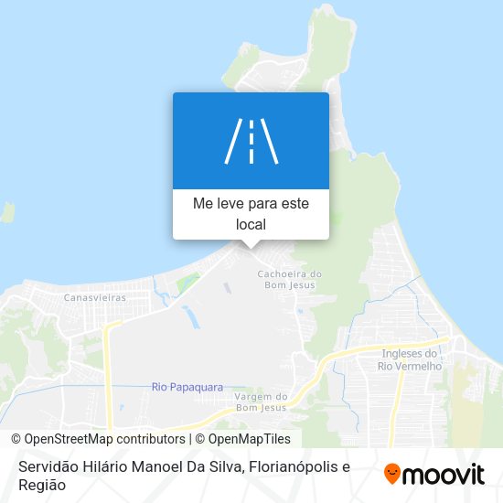 Servidão Hilário Manoel Da Silva mapa