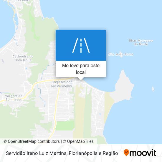 Servidão Ireno Luiz Martins mapa