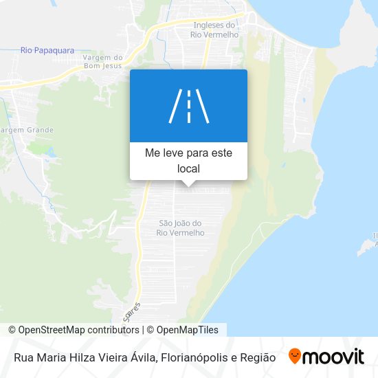 Rua Maria Hilza Vieira Ávila mapa