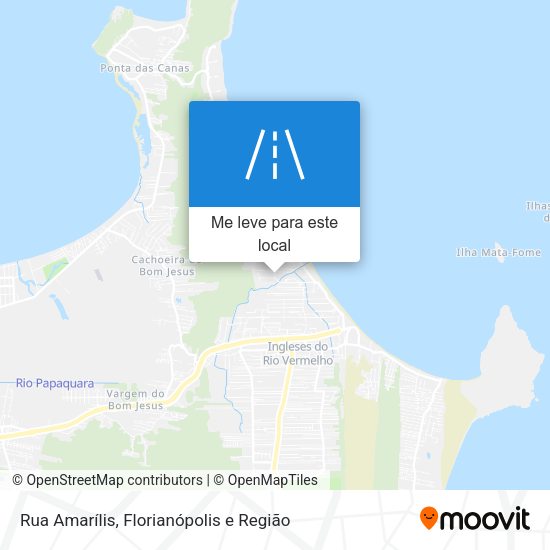 Rua Amarílis mapa