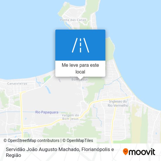 Servidão João Augusto Machado mapa