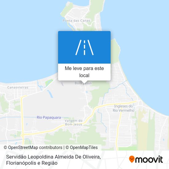 Servidão Leopoldina Almeida De Oliveira mapa