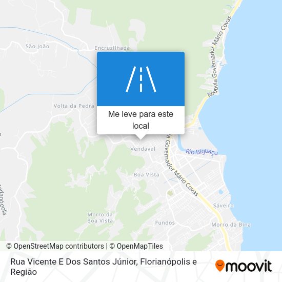 Rua Vicente E Dos Santos Júnior mapa