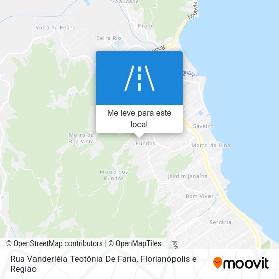 Rua Vanderléia Teotônia De Faria mapa