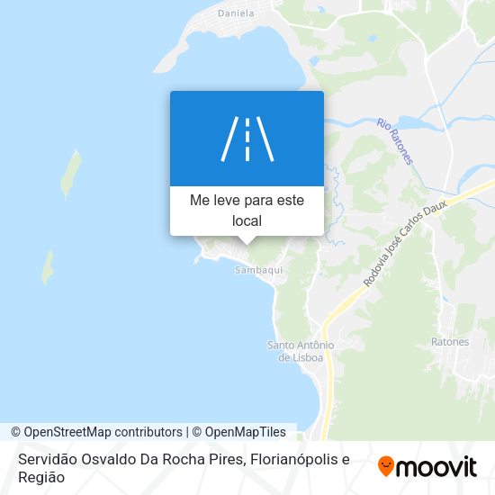 Servidão Osvaldo Da Rocha Pires mapa