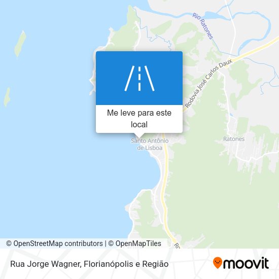Rua Jorge Wagner mapa