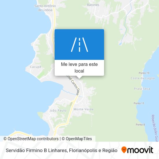 Servidão Firmino B Linhares mapa