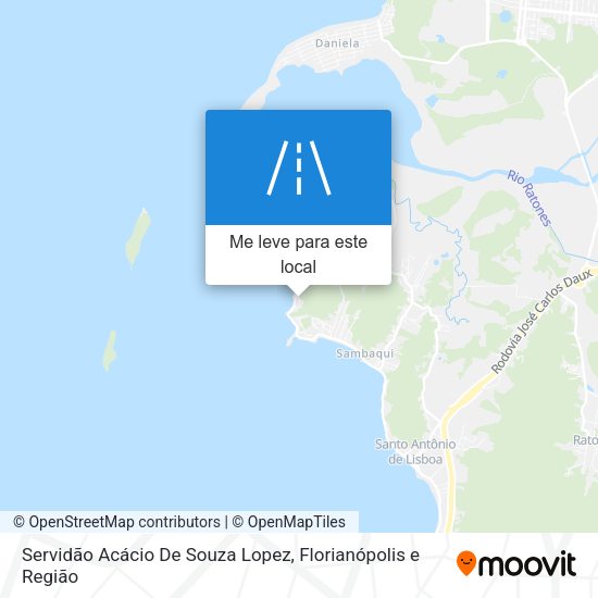Servidão Acácio De Souza Lopez mapa