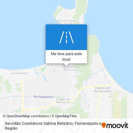 Servidão Constância Sabina Belizário mapa