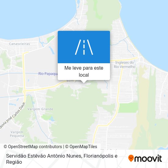 Servidão Estêvão Antônio Nunes mapa