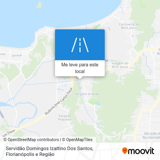 Servidão Domingos Izaltino Dos Santos mapa