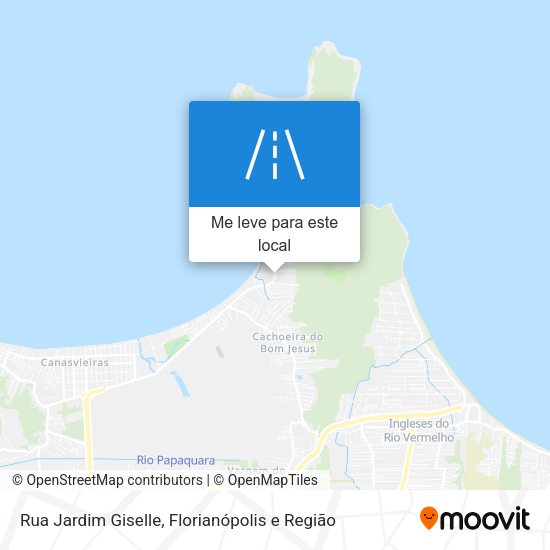 Rua Jardim Giselle mapa