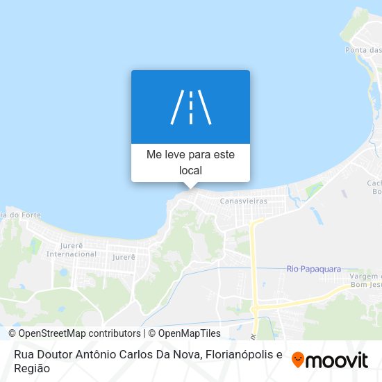 Rua Doutor Antônio Carlos Da Nova mapa