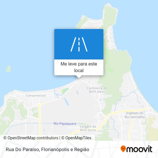 Rua Do Paraíso mapa