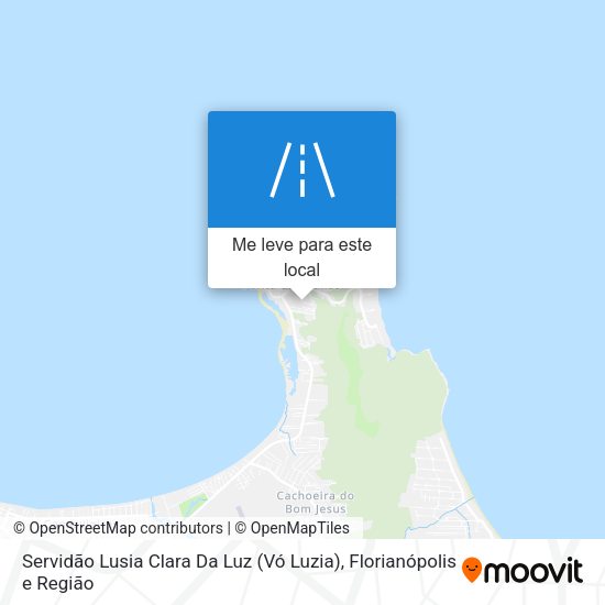 Servidão Lusia Clara Da Luz (Vó Luzia) mapa