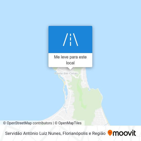 Servidão Antônio Luiz Nunes mapa
