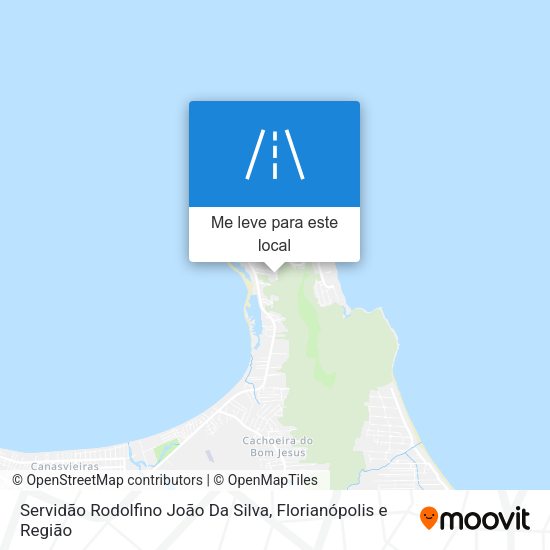 Servidão Rodolfino João Da Silva mapa